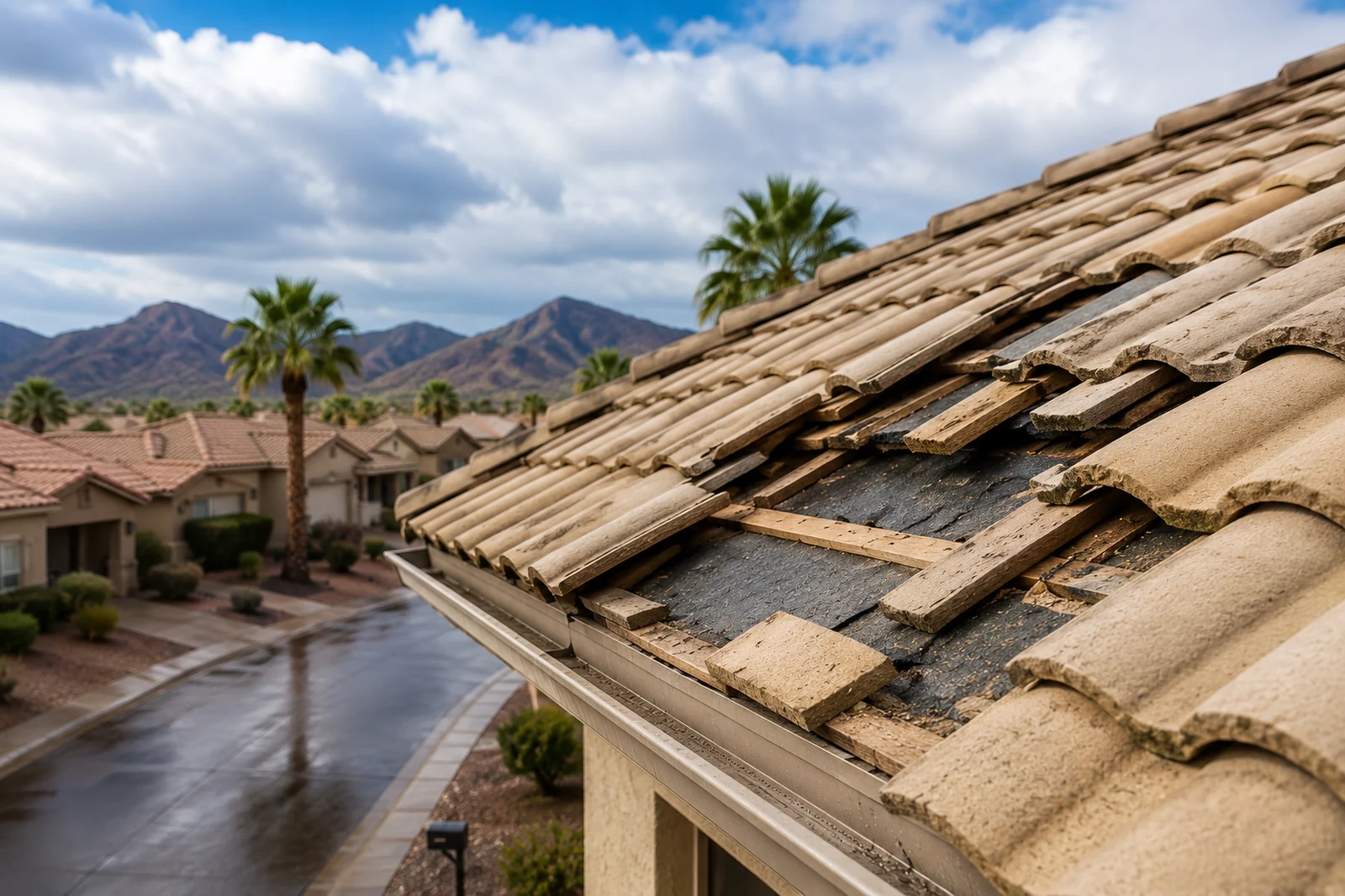 Residential roof replacement in El Mirage, AZ by Sun City AZ Roofing